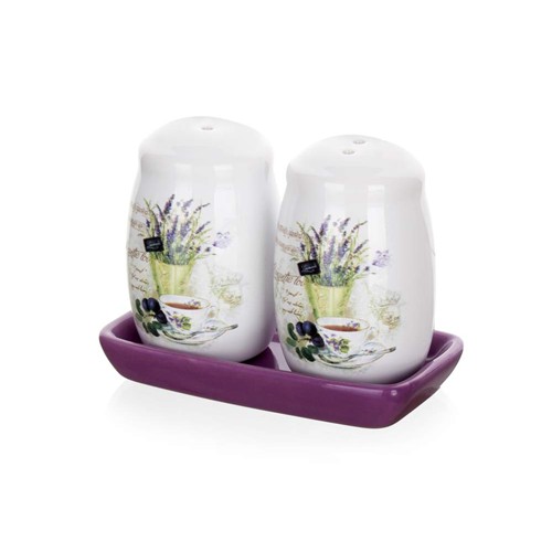 BANQUET LAVENDER Salz- und Pfefferstreuer Set 60ZF1902 BANQUET LAVENDER Salz- und Pfefferstreuer Set 60ZF1902