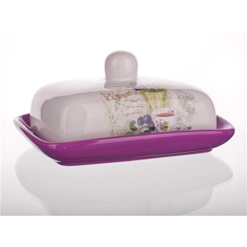 BANQUET LAVENDER Butterdose aus Keramik 60ZF1069-A