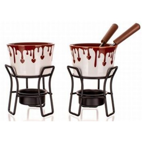 BANQUET Choco Dark 6-Teiliges Fondue Set 17AA1209