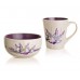 BANQUET Frühstücksset – Schale+Tasse LAVENDER, 60HH1433L