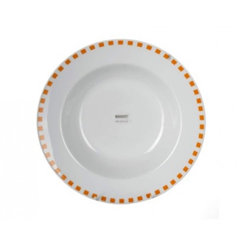 BANQUET Suppenteller 21,6 cm Cubito ORANGE 60111W112202 BANQUET Suppenteller 21,6 cm Cubito ORANGE 60111W112202