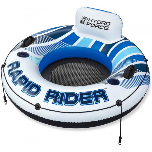 BESTWAY Hydro-Force Rapid Rider Schwimmring mit Rückenlehne 135 cm 43116