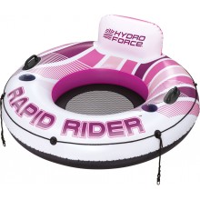BESTWAY Hydro-Force Rapid Rider Schwimmring Pink mit Rückenlehne 122 x 48,5 cm 43953