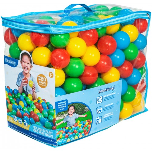 BESTWAY Splash & Play Spielbälle 250 Stück 52554