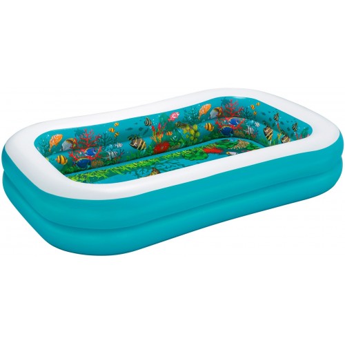 BESTWAY Family Pool 3D Abenteuer, 262 x 175 x 51 cm 54177