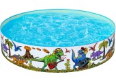 BESTWAY Fill 'N Fun Dinosaurier Planschbecken, 183 x 38 cm 55022