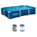BESTWAY Steel Pro Frame Pool 300 x 201 x 66 cm, Set mit Filterpumpe 56411