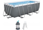 B-WARE BESTWAY Steel Pro Max Frame Pool 412 x 201 x 122 cm, mit Sandfilteranlage 56457
