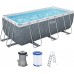 BESTWAY Steel Pro Max Frame Pool-Set 412 x 201 x 122 cm, mit Filterpumpe 56722