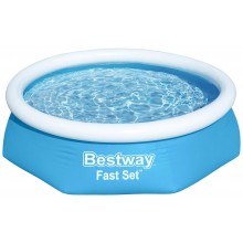 BESTWAY Fast Set Aufstellpool 244 x 61 cm, ohne Pumpe, blau 57448