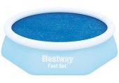 BESTWAY Solarabdeckplane 210 cm, für runde 244 cm Fast Set Pools 58060