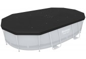 BESTWAY PVC-Abdeckplane 418 x 230 cm, schwarz 58425