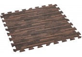 BESTWAY Pool-Bodenschutzfliesen Set, 12 Stück á 50 x 50 cm, Holz-Optik (Palisander) 58712