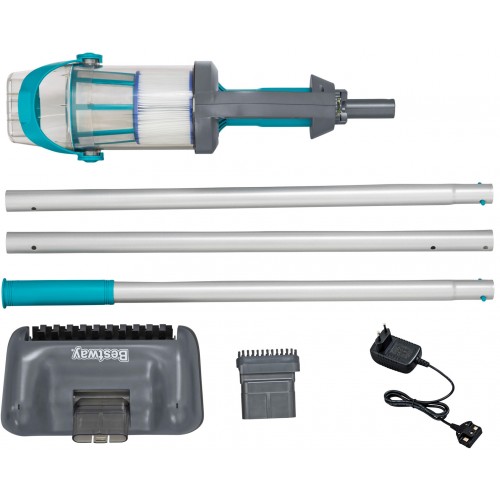 BESTWAY AquaGrip Akkubetriebener Handpoolsauger mit Filterkartusche 250 cm 58946 BESTWAY AquaGrip Akkubetriebener Handpoolsauger mit Filterkartusche 250 cm 58946