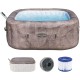 BESTWAY Lay-Z-Spa Rome Energiespar-Whirlpool, 180 x 180 x 71 cm, 6 Personen 6001K