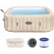 BESTWAY Lay-Z-Spa Rome AirJet Energiespar-Whirlpool, 201 x 201 x 71 cm, 7 Personen 6001M