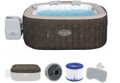 BESTWAY Lay-Z-Spa Cabo HydroJet Energiespar-Whirlpool, 180 x 180 x 71 cm, 6 Personen 6001R