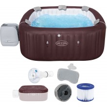 BESTWAY Lay-Z-Spa Maldives HydroJet Pro Whirlpool, 201 x 201 x 80 cm, für 7 Personen 6001U
