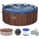 BESTWAY Lay-Z-Spa Toronto AirJet Energiespar-Whirlpool, 190 x 70 cm, 7 Personen 6001W