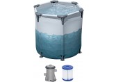 BESTWAY Lay-Z-Spa Glacial Dip Eisbad mit Filterpumpe 90 x 80 cm, rund 6002K