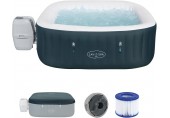 BESTWAY Lay-Z-Spa Ibiza AirJet Energiespar Whirlpool, 180 x 180 x 66 cm, 4 Personen 6002U