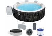 BESTWAY Lay-Z-Spa Hollywood AirJet LED-Whirlpool, 196 x 66 cm, 4-6 Personen 60059