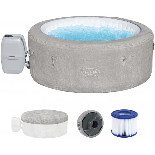 BESTWAY Lay-Z-Spa Zurich AirJet Whirlpool, 180 x 66 cm, 2-4 Personen 60065