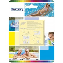 BESTWAY Selbstklebende Reparaturflicken, 6,5 x 6,5 cm, 10 Stück 62068