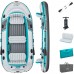 BESTWAY Hydro-Force Adventure Elite Schlauchboot Komplett-Set, 364 x 166 x 45 cm 65159