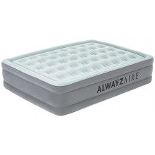 BESTWAY AlwayzAire Basic Luftbett mit integrierter Elektropumpe, 203 x 152 x 46 cm 67624