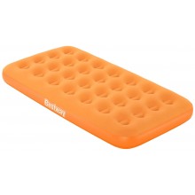 BESTWAY DrowsyDreamer Luftbett mit Handpumpe, 158 x 89 x 18 cm, orange 67918
