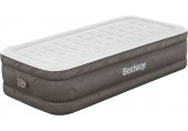 BESTWAY Fortech Twin Luftbett mit integrierter Elektropumpe, 191 x 97 x 46 cm 69048