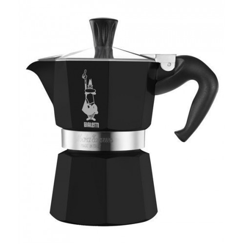 BIALETTI Moka Express 3 Tassen Espressokocher, Alu-Schwarz 2130199313 BIALETTI Moka Express 3 Tassen Espressokocher, Alu-Schwarz 2130199313