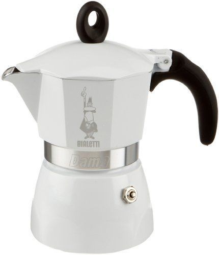 BIALETTI Dama Espressokocher 3 Tassen Alu weiß 2180199313