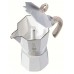 BIALETTI Moka Glossy 3 Tassen, allu weiss, 2140199314