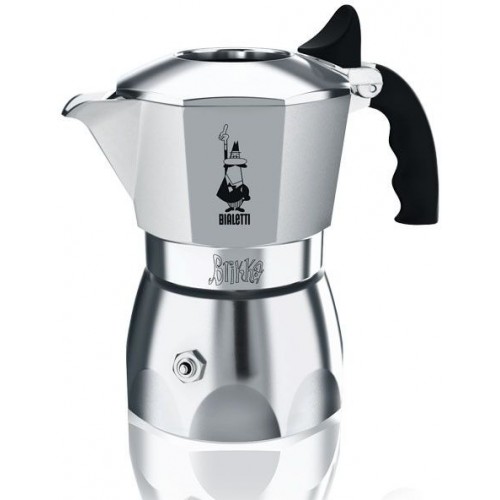 Bialetti Brikka 2 Tassen Espressokocher mit Cremaventil 2160199315