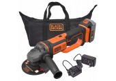 Black & Decker BCG720M1-QW Akku Winkelschleifer 125mm (18V/1x4,0Ah) Tasche