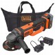 Black & Decker BCG720M1-QW Akku Winkelschleifer 125mm (18V/1x4,0Ah) Tasche