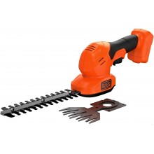 Black & Decker BCSS18B Akku-Strauchschere 18 V, Breite 20 cm, Grasbalken, ohne Akku