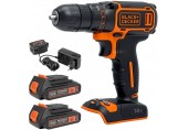 Black & Decker BDCDC18B Akkuschrauber Bohrschrauber 30Nm Li-Ion (2x1,5Ah/18V)