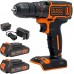 Black & Decker BDCDC18B Akkuschrauber Bohrschrauber 30Nm Li-Ion (2x1,5Ah/18V)
