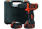 Black & Decker BDCDD12KB-QW Akku-Bohrschrauber 26Nm Li-Ion (2x1,5Ah/10,8V)