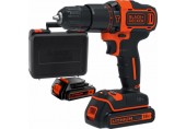 Black & Decker BDCHD18K1B2-QW Akku Schlagbohrschrauber (40Nm/18V/2x2,0Ah) Koffer