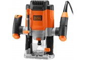 Black & Decker KW1200EKA-QS Oberfräse mit Fräser im Koffer 1200 Watt