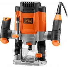 Black & Decker KW1200EKA-QS Oberfräse mit Fräser im Koffer 1200 Watt