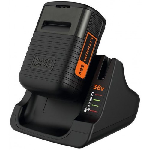 Black & Decker BDC2A36-QW Starter-Kit Akku Li-Ion (36V/1x2,0Ah) + Ladegerät 1,35A