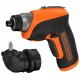 Black & Decker CS3652LC-QW Akku-Schrauber mit Winkelaufsatz (5,5Nm/3,6V/1,5Ah)