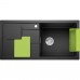 BLANCO SITY XL 6 S Einbauspüle Siligranit InFino anthrazit Zubehör in kiwi 525060