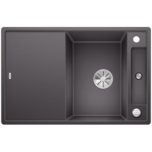 BLANCO AXIA III 45 S Silgranit inkl. Glasschneidbrett felsgrau InFino Ablauf 523184