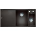 BLANCO AXIA III 6 S-F Silgranit cafe Glasschneidbrett InFino Ablauf 523494